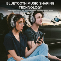 Oneodio Fusion przewodowe + bezprzewodowe słuchawki Bluetooth do telefonu Mic Over Ear Studio słuchawki DJ profesjonalny zestaw słuchawkowy do nagrywania 4
